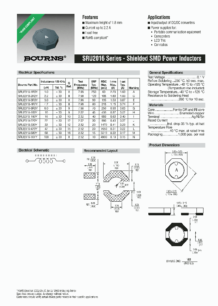 SRU2016-100Y_4176935.PDF Datasheet