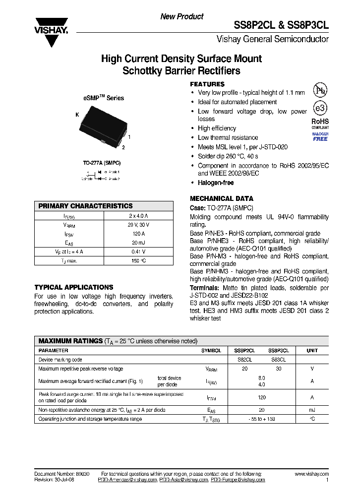 SS8P3CL-M386A_4622388.PDF Datasheet