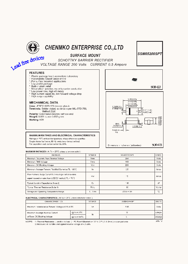 SSM05200SPT_4688861.PDF Datasheet