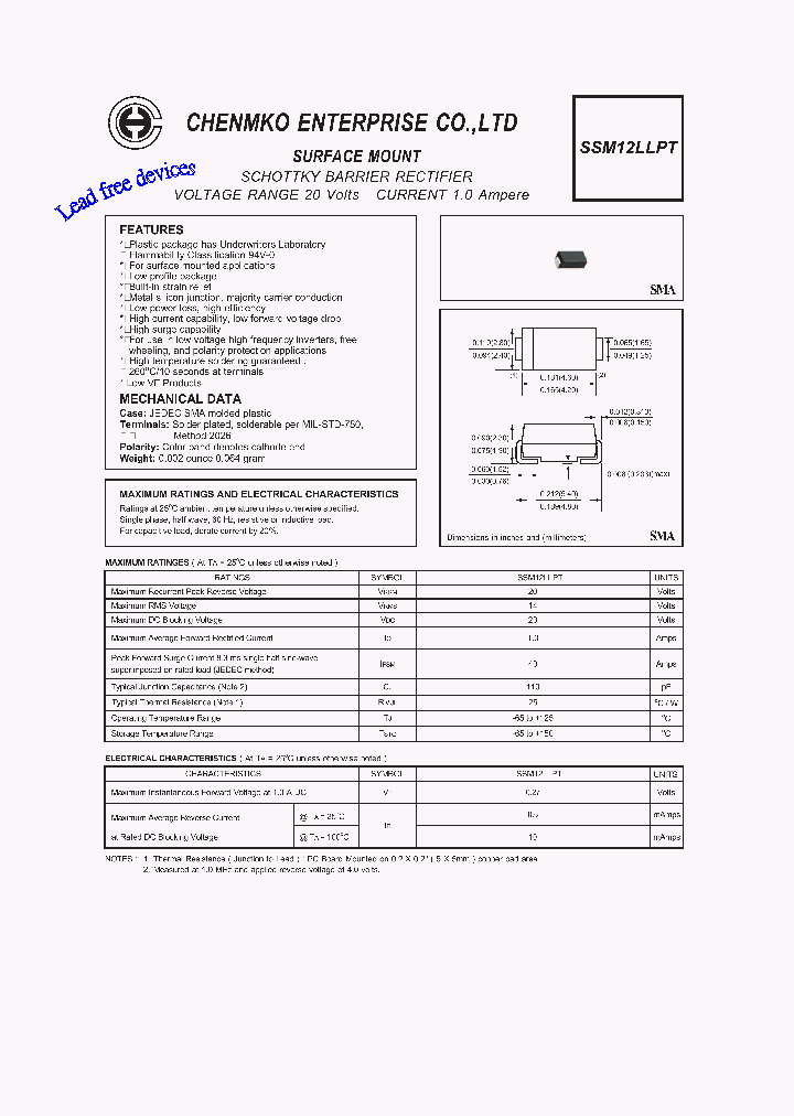 SSM12LLPT_4520105.PDF Datasheet