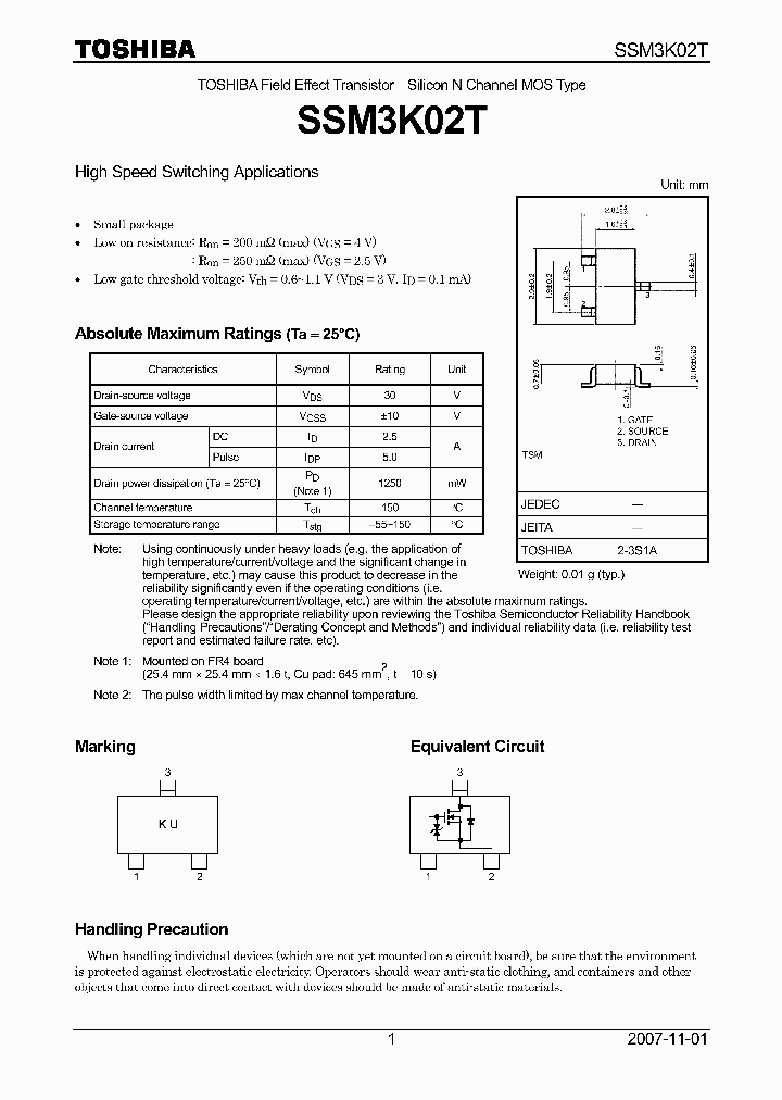 SSM3K02T_4283476.PDF Datasheet