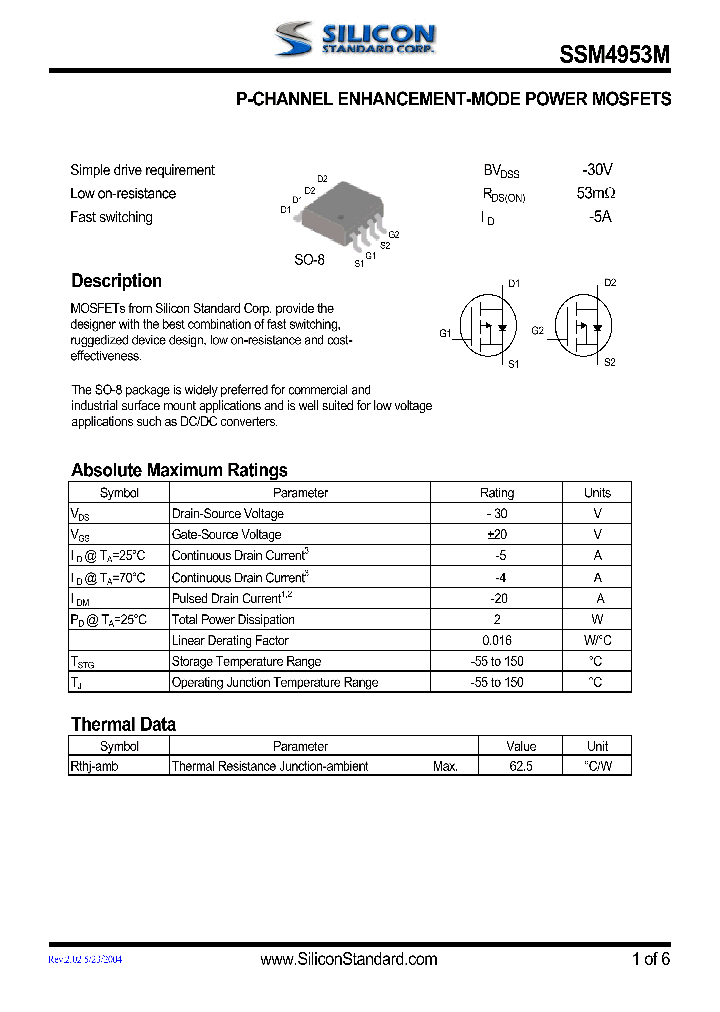 SSM4953M_4586229.PDF Datasheet