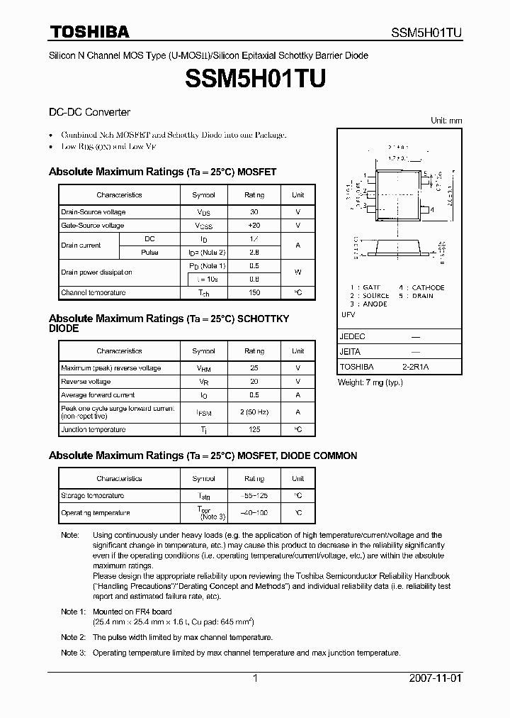 SSM5H01TU_4279471.PDF Datasheet