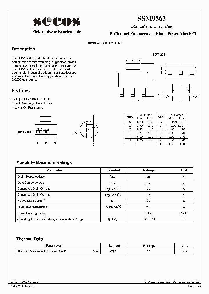 SSM9563_4696307.PDF Datasheet