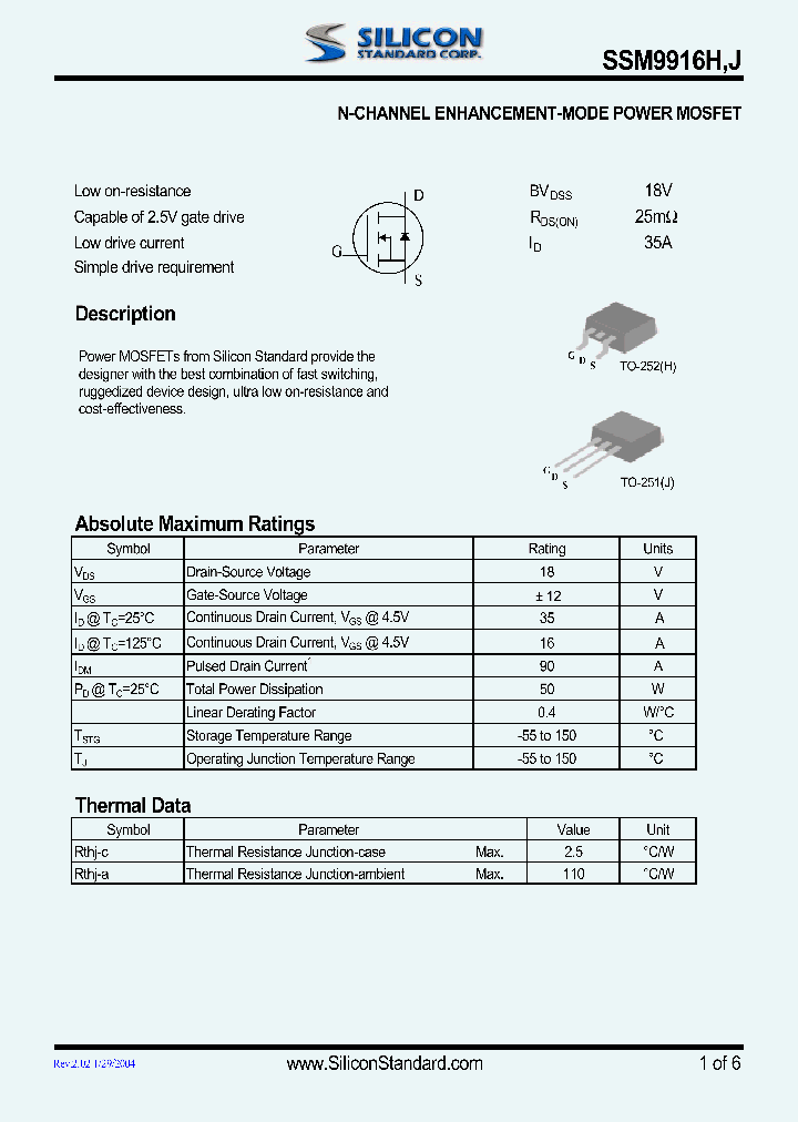 SSM9916H_4583307.PDF Datasheet