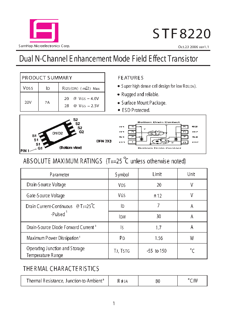 STF8220_4560386.PDF Datasheet