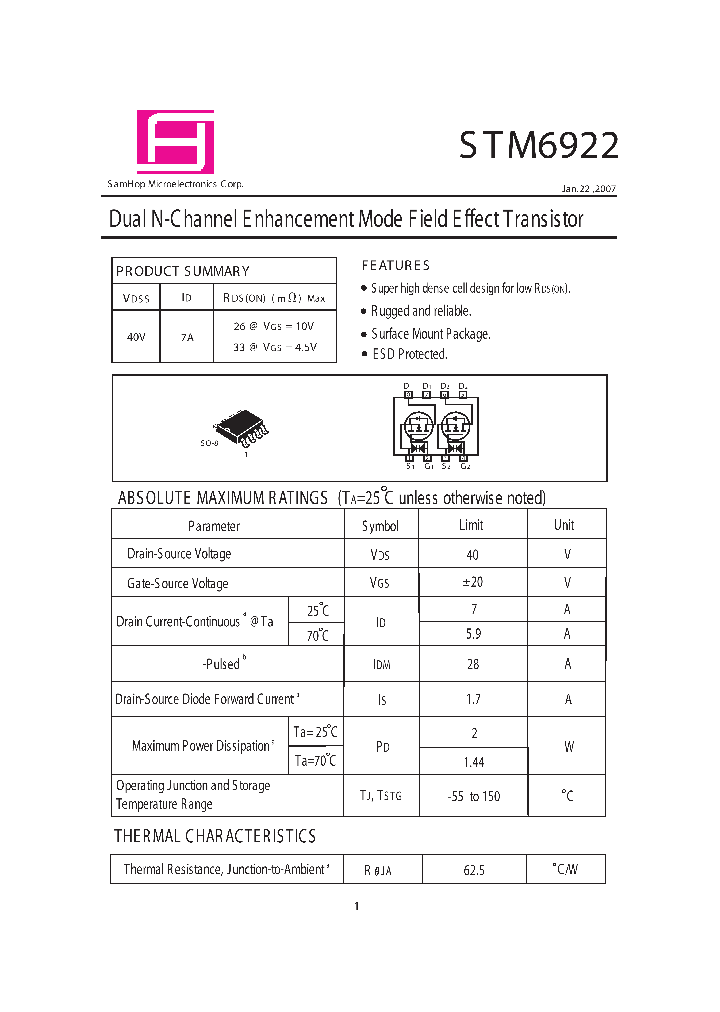 STM6922_4408759.PDF Datasheet