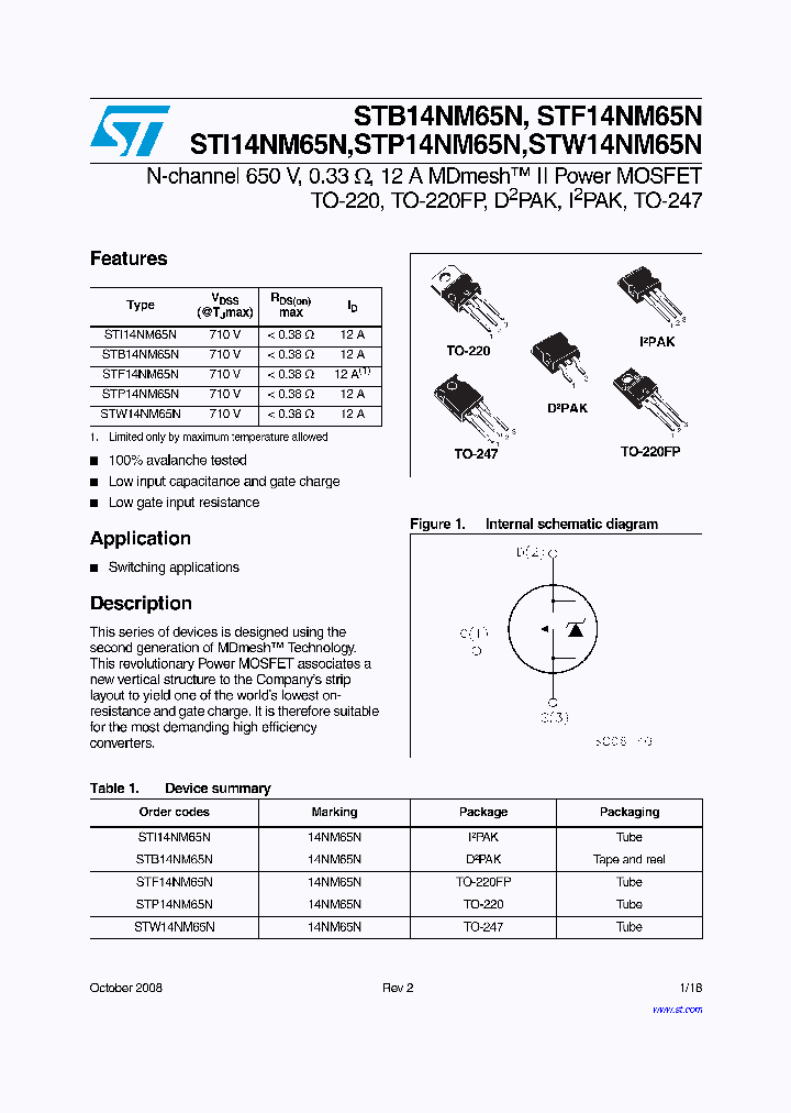 STP14NM65N_4237612.PDF Datasheet