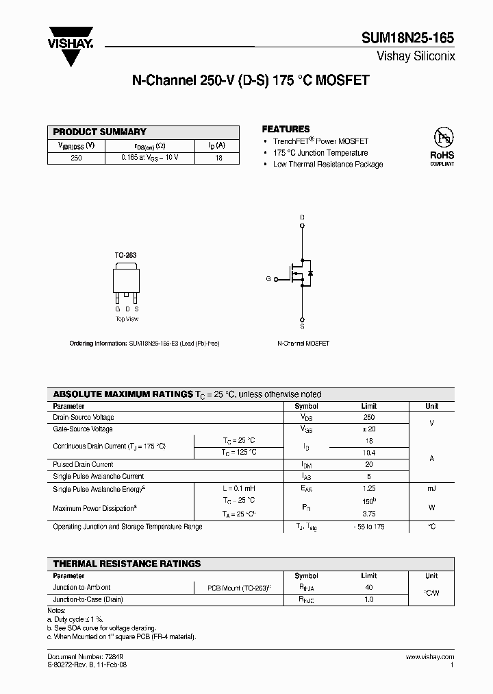 SUM18N25-16508_4921038.PDF Datasheet