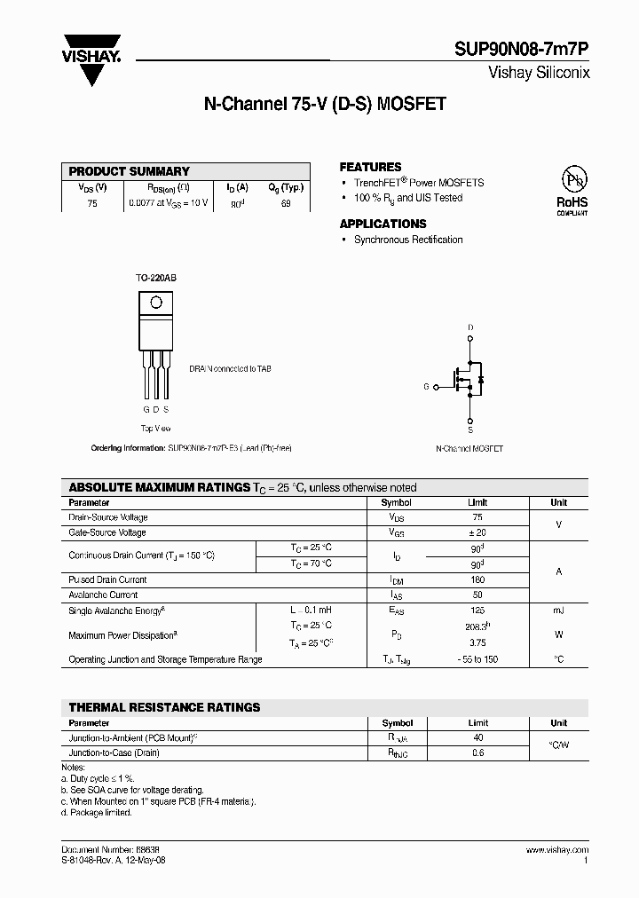 SUP90N08-7M7P_4328354.PDF Datasheet