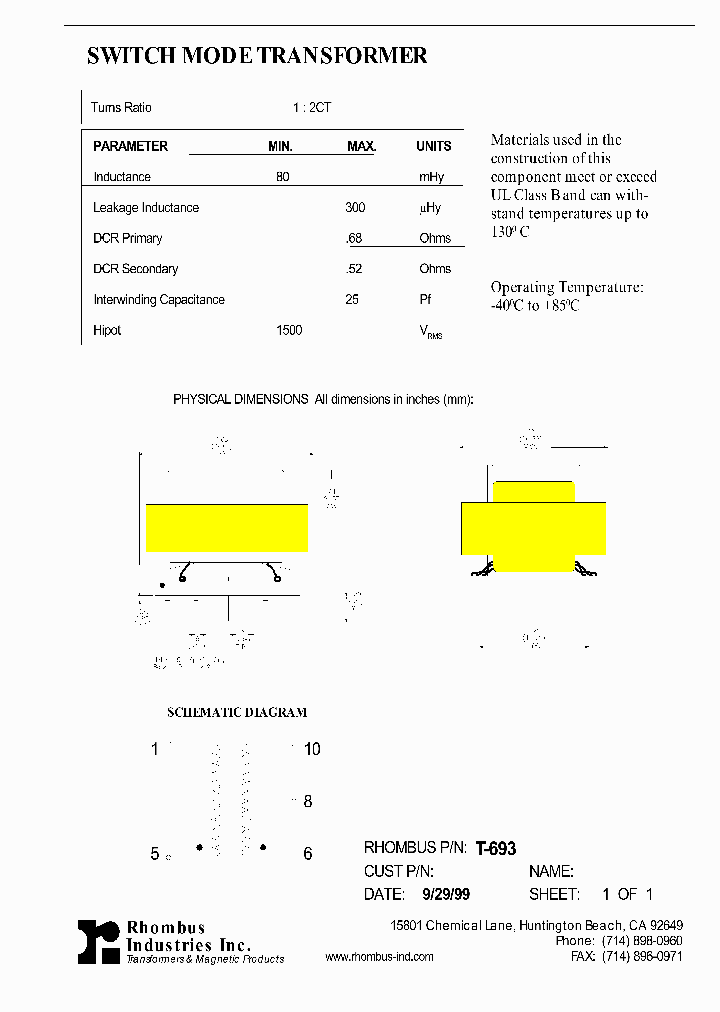 T-693_4374072.PDF Datasheet