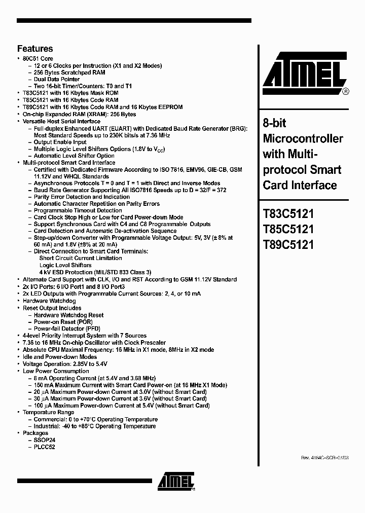 T89C5121-ICRIL_4330025.PDF Datasheet