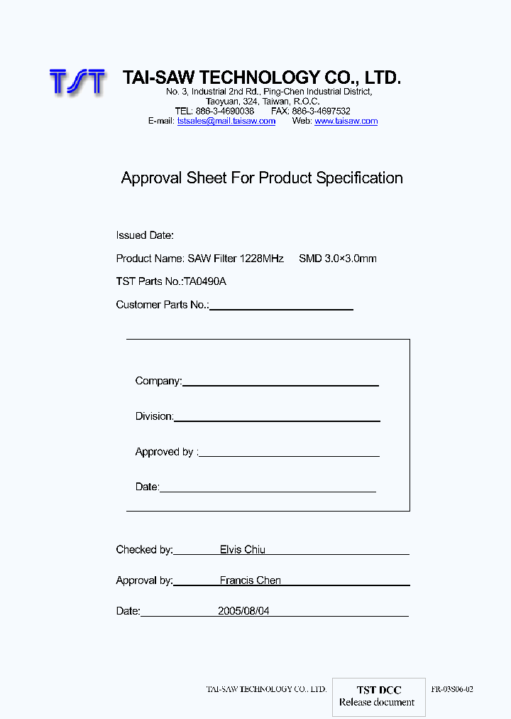 TA0490A_4581429.PDF Datasheet