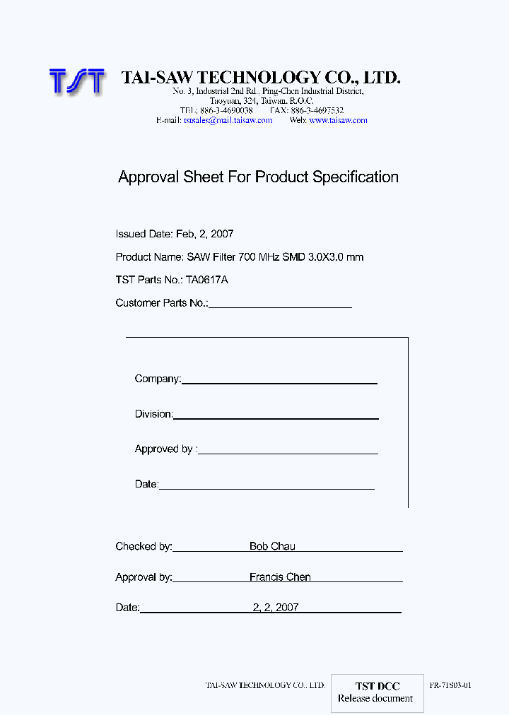 TA0617A_4634191.PDF Datasheet