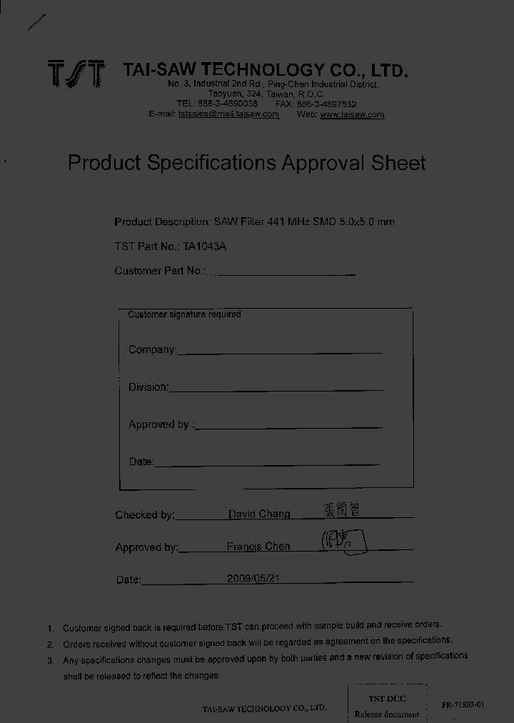 TA1043A_4901955.PDF Datasheet