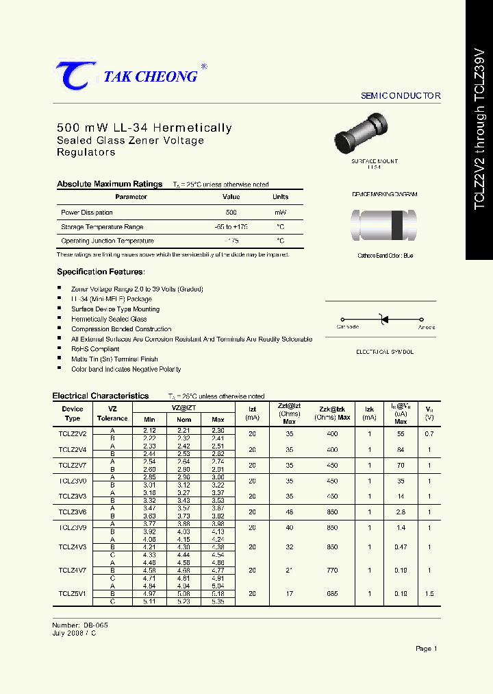 TCLZ6V2_4647118.PDF Datasheet