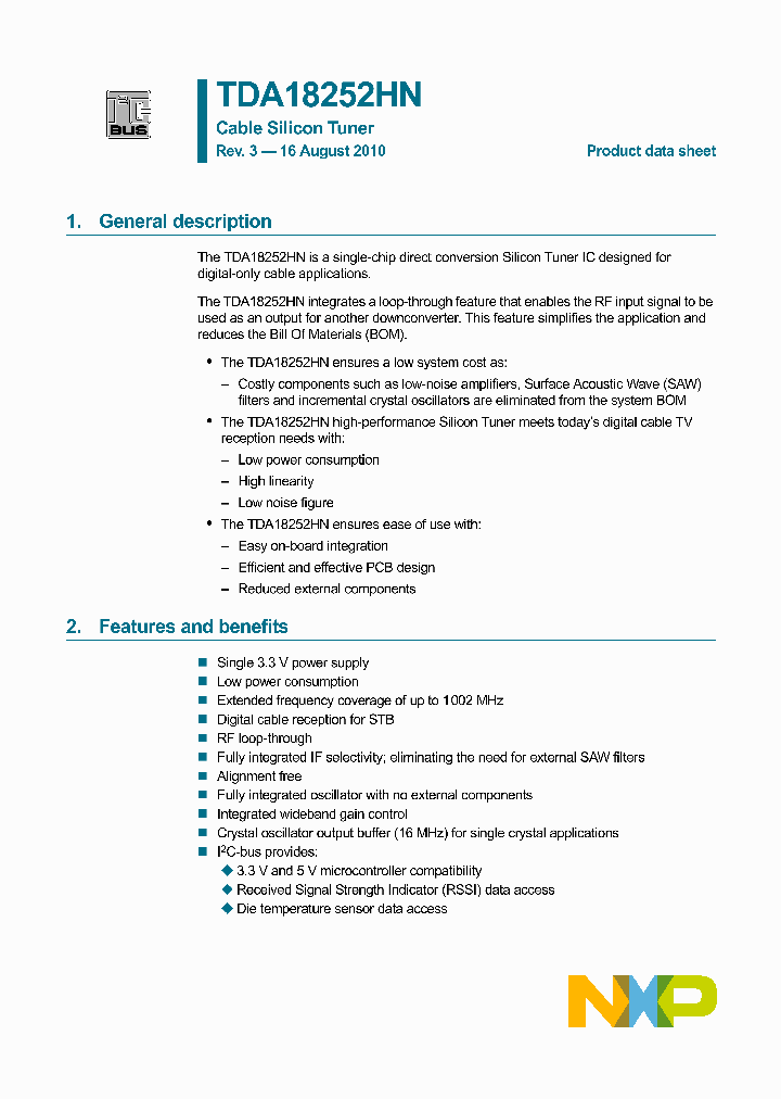 TDA18252HN_4799114.PDF Datasheet