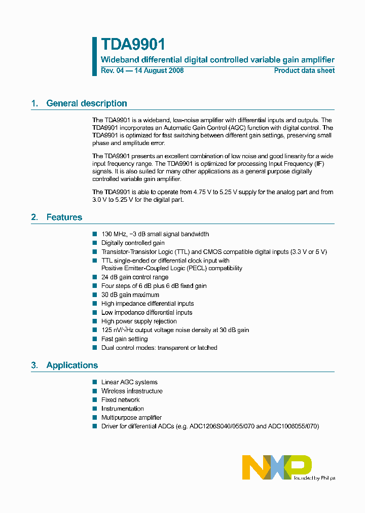 TDA9901_4607494.PDF Datasheet