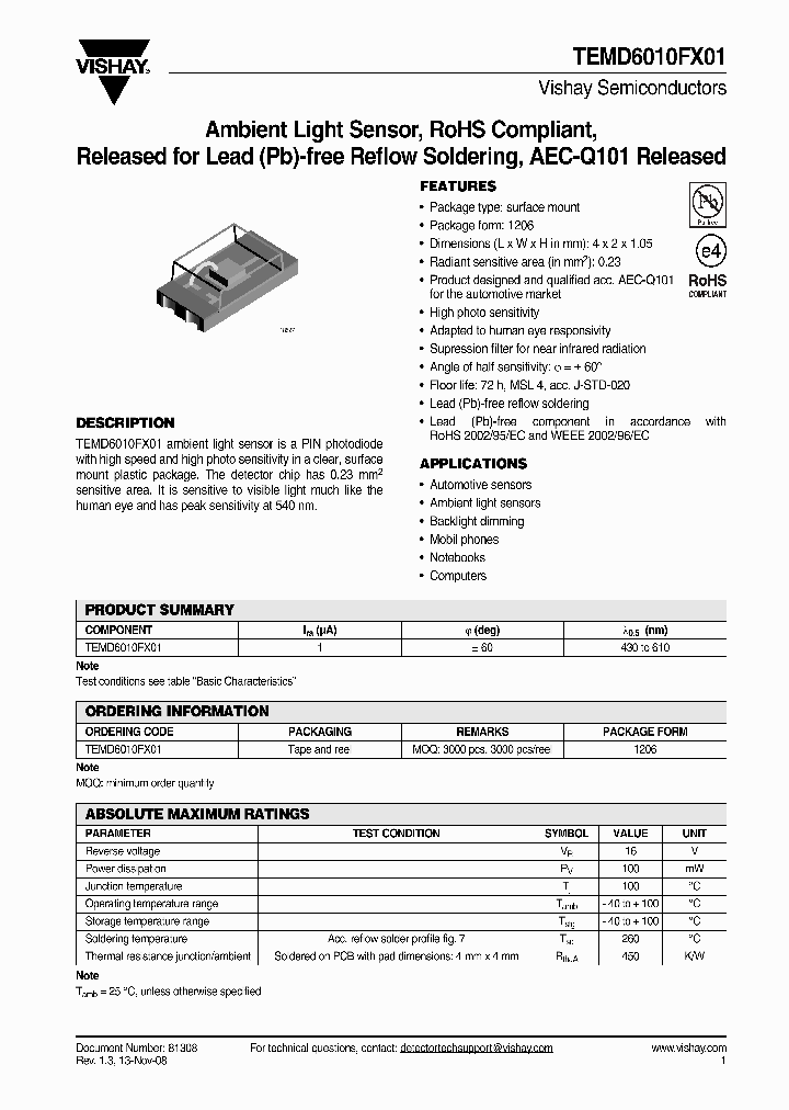 TEMD6010FX01_4391793.PDF Datasheet