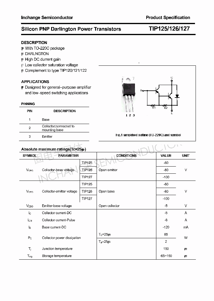 TIP126_4347353.PDF Datasheet