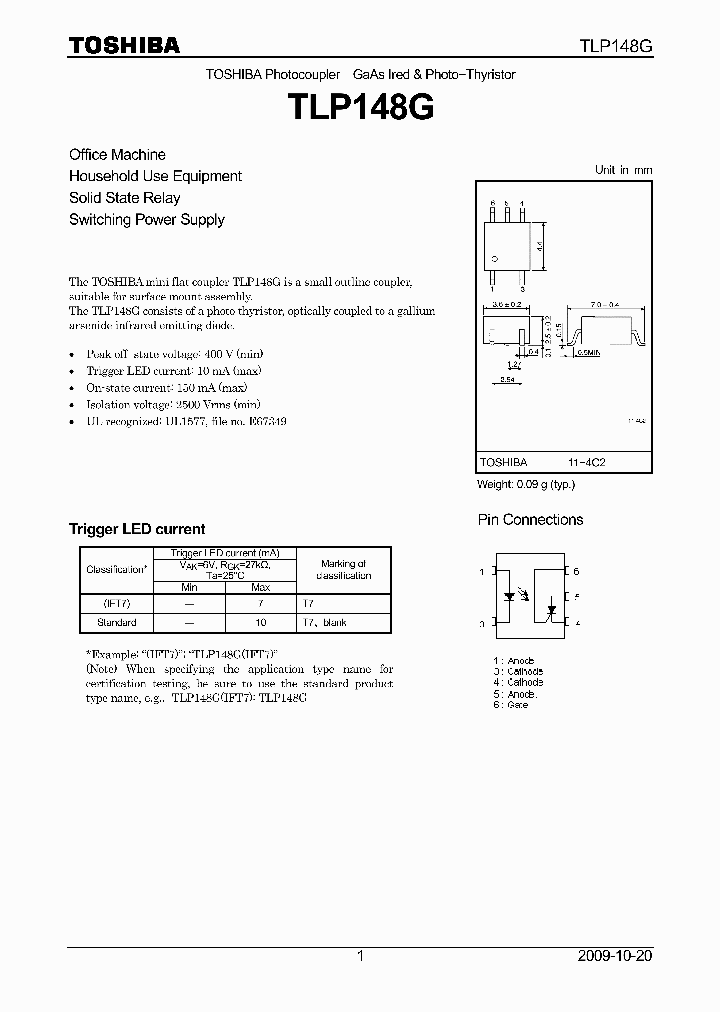 TLP148G_4559333.PDF Datasheet