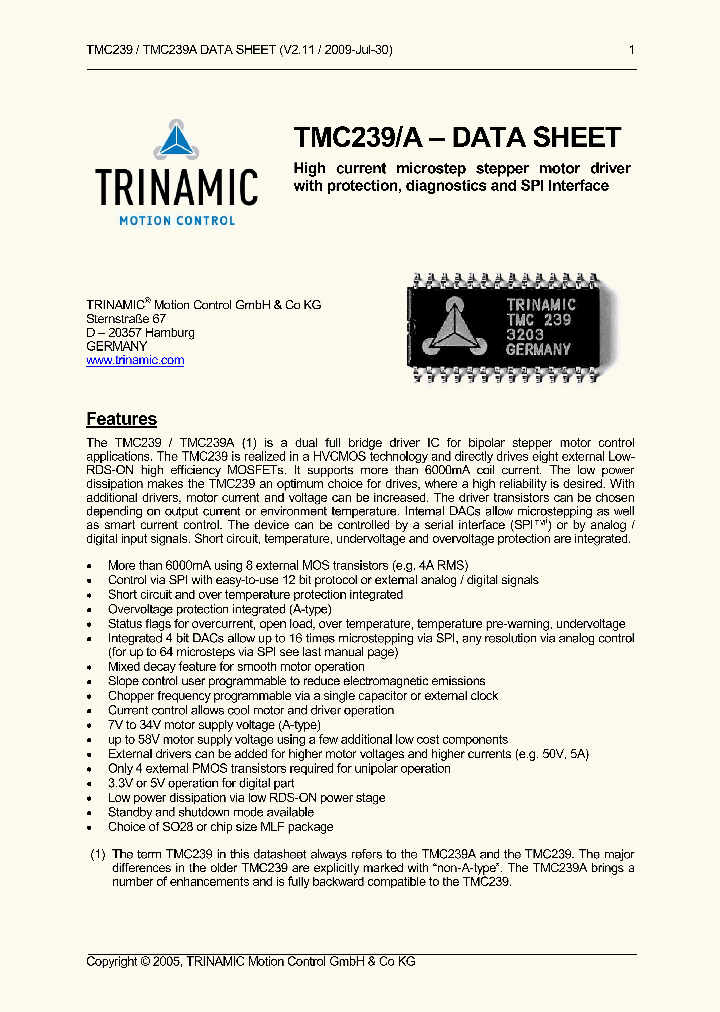 TMC2391_4546494.PDF Datasheet