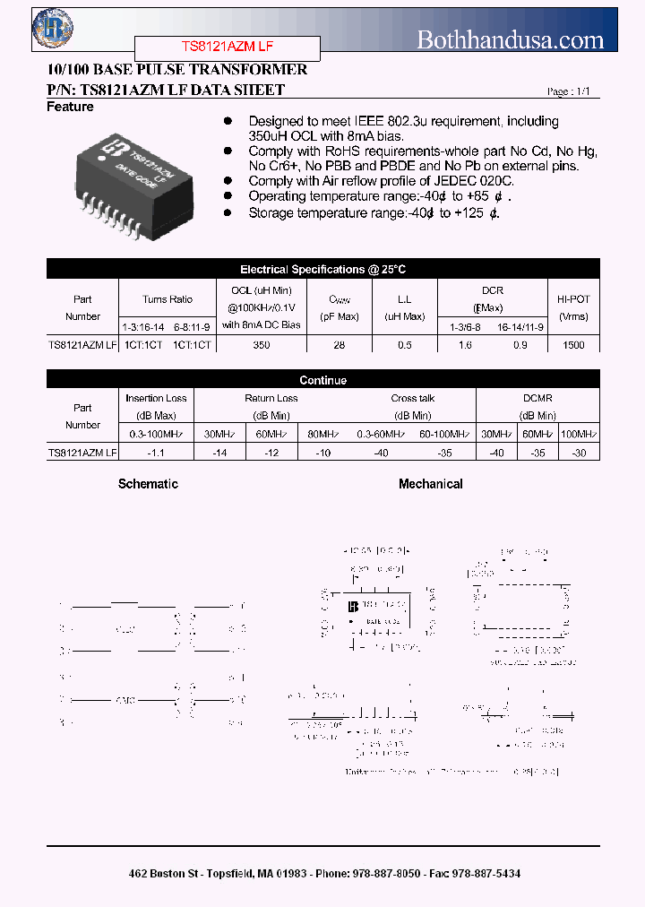 TS8121AZMLF_4553395.PDF Datasheet