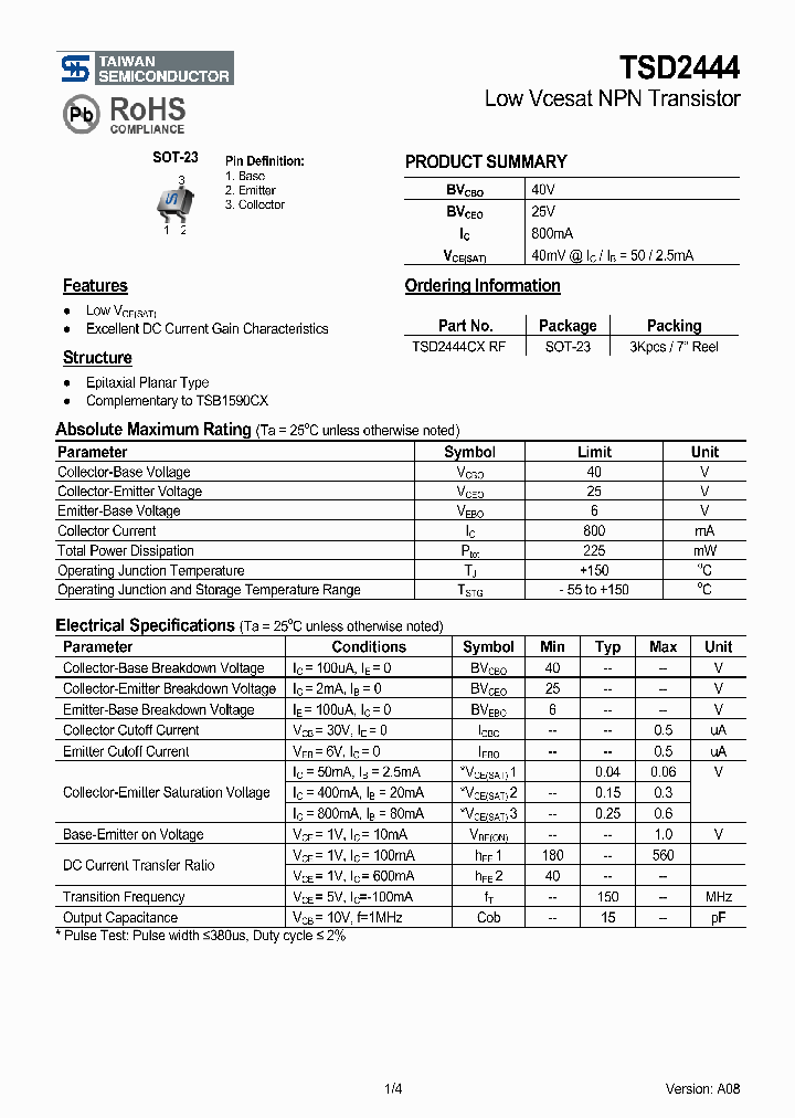 TSD2444CXRF_4548731.PDF Datasheet