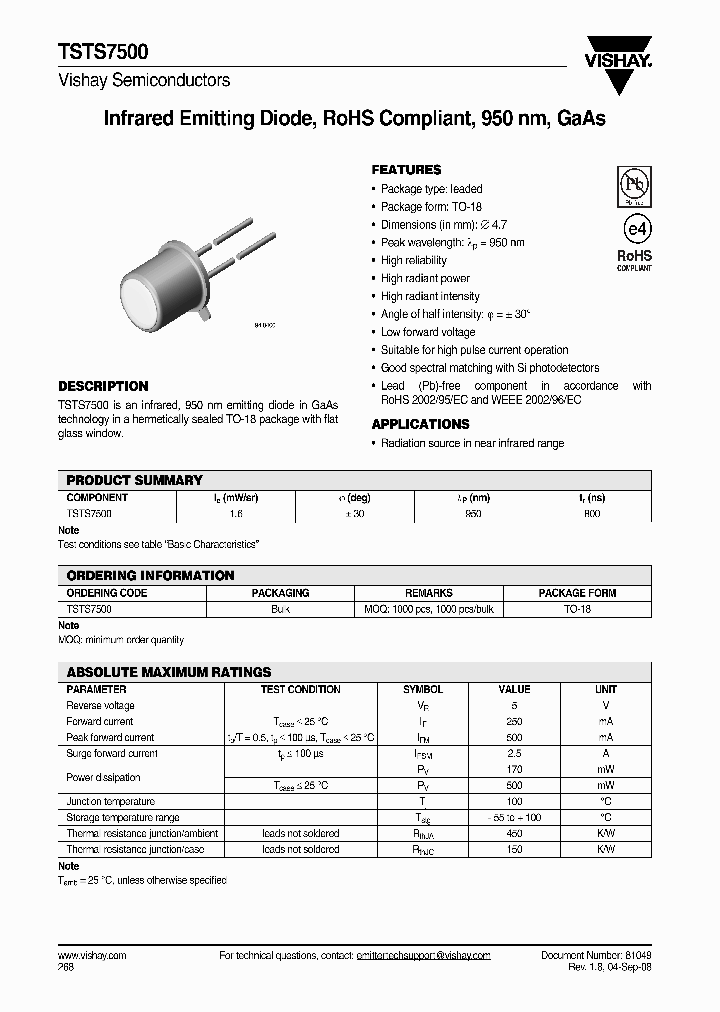 TSTS7500_4252695.PDF Datasheet