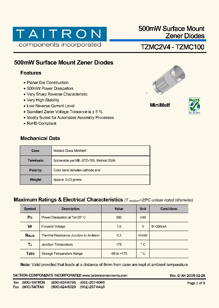TZMC100_4175999.PDF Datasheet