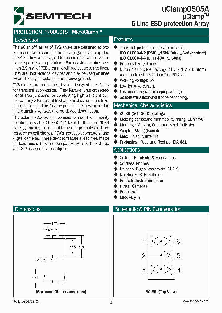 UCLAMP0505ATCT_4376810.PDF Datasheet