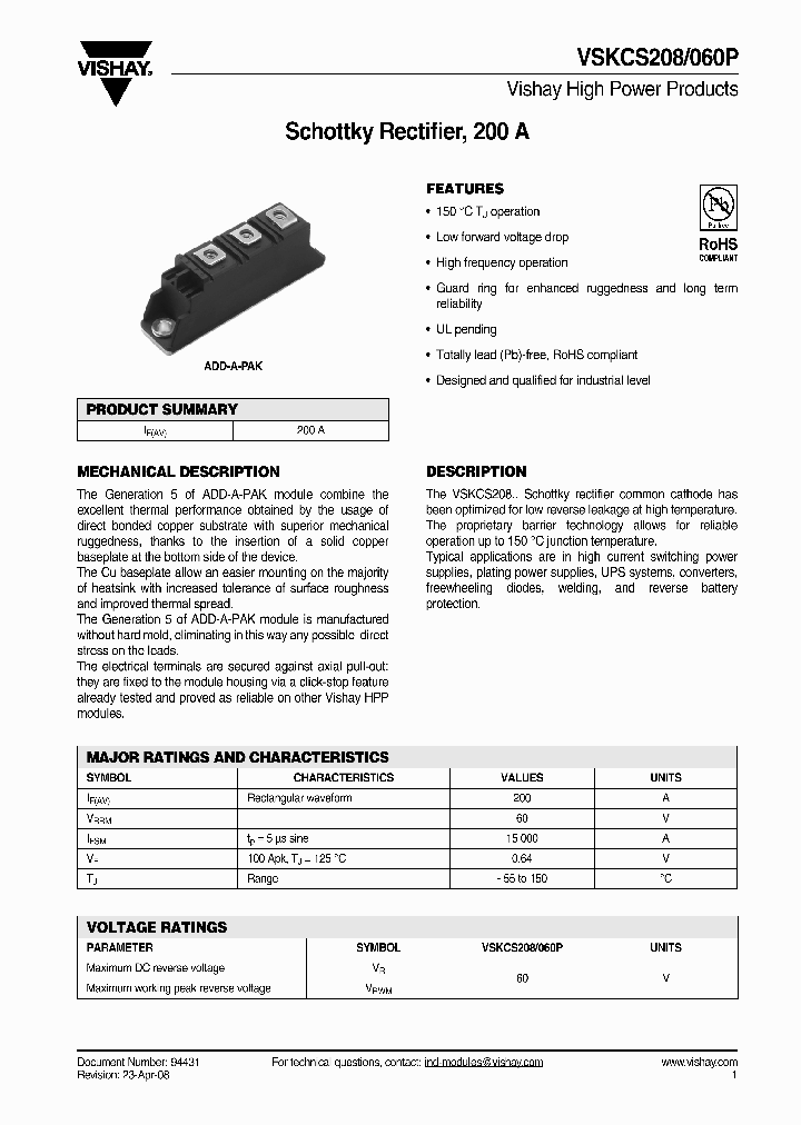 VSKCS208_4274181.PDF Datasheet