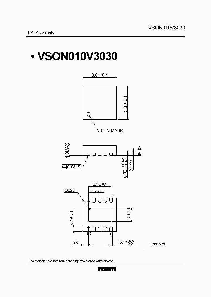 VSON010V3030_4597710.PDF Datasheet