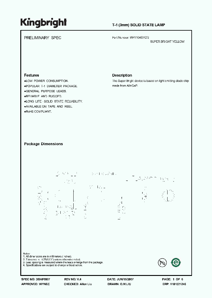 WP7104SYC-J_4348696.PDF Datasheet