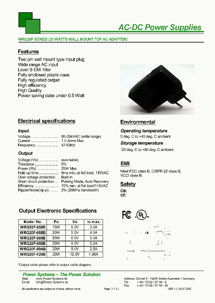 WRG20F-050B_4743245.PDF Datasheet