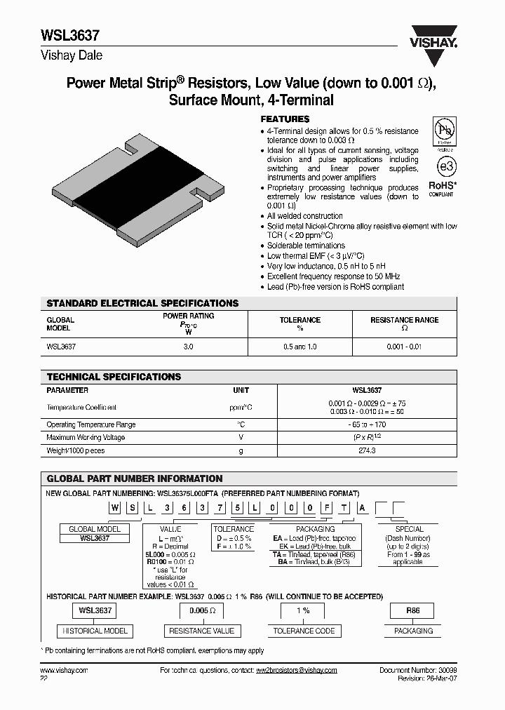 WSL3637R0100DEA_4712570.PDF Datasheet