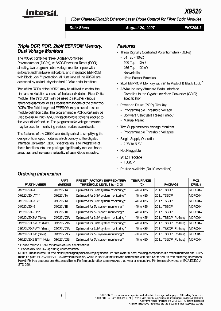 X952007_4776424.PDF Datasheet
