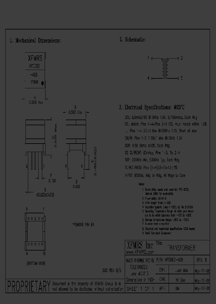 XF0063-AD9_4783541.PDF Datasheet