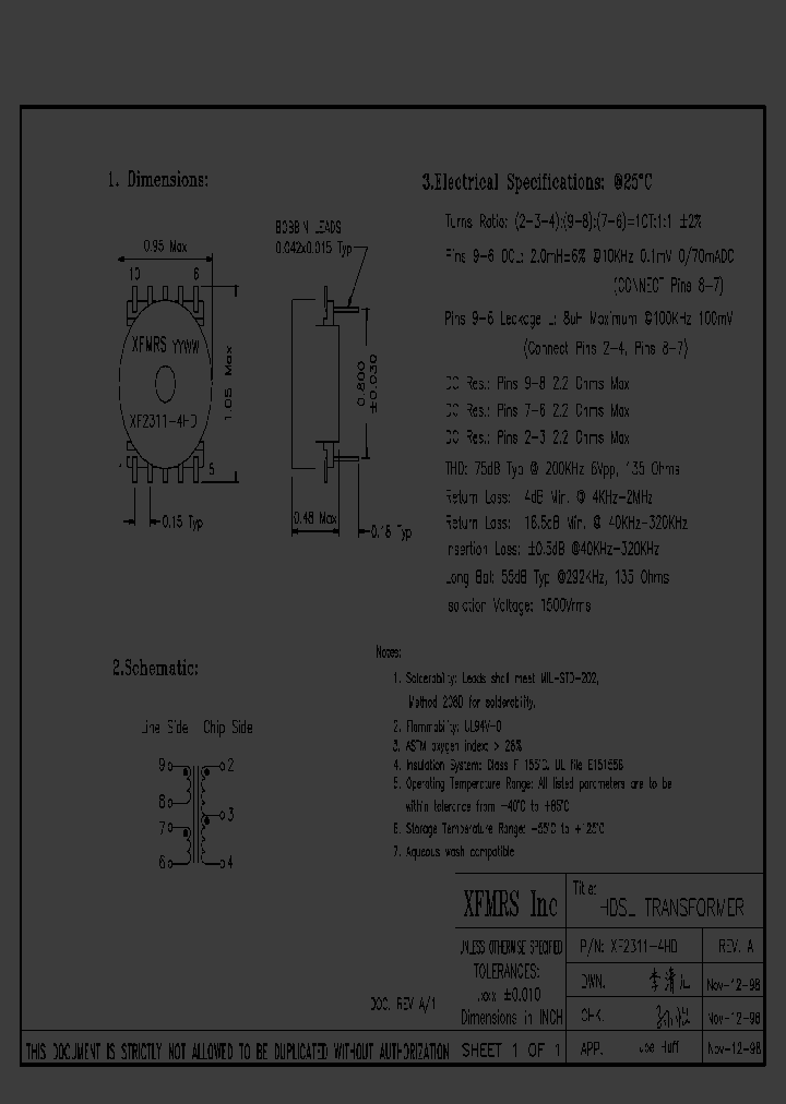 XF2311-4HD_4500275.PDF Datasheet