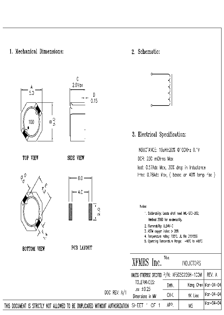 XF505020SH-100M_4637515.PDF Datasheet