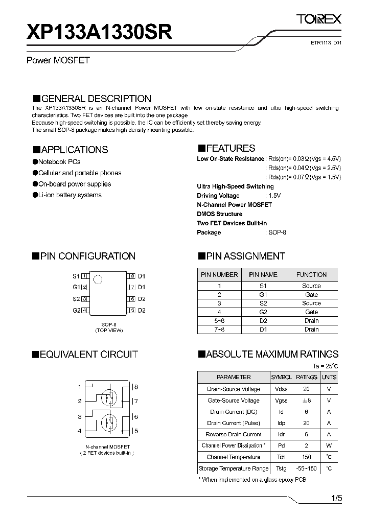 XP133A1330SR_4331427.PDF Datasheet