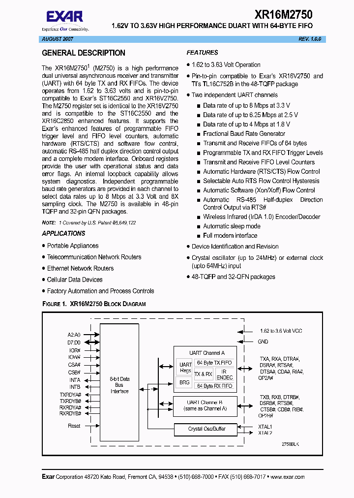 XR16M2750IM48_4518609.PDF Datasheet