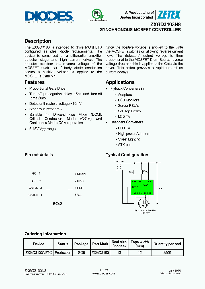 ZXGD3103N8_4617354.PDF Datasheet
