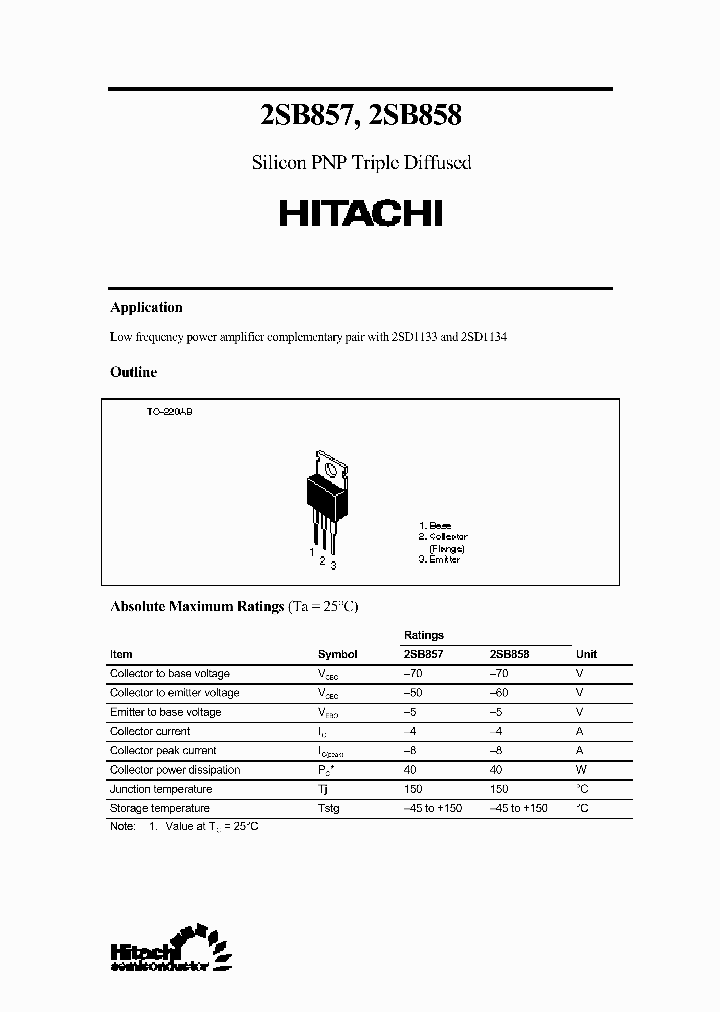 2SB857_965969.PDF Datasheet
