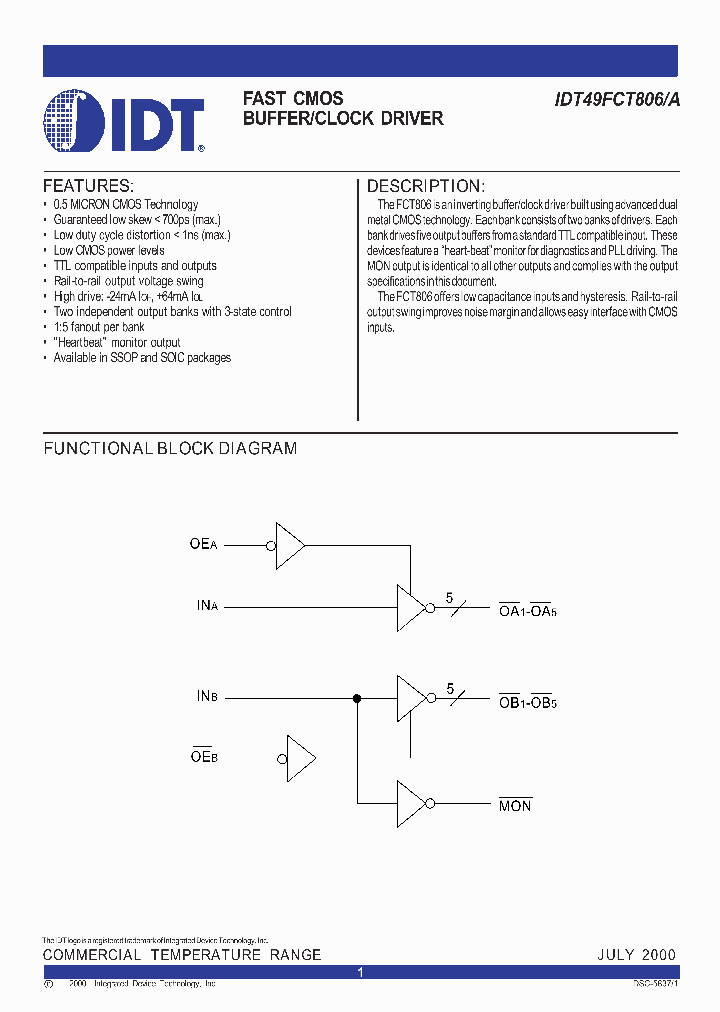 49FCT806DATASHEET_968240.PDF Datasheet