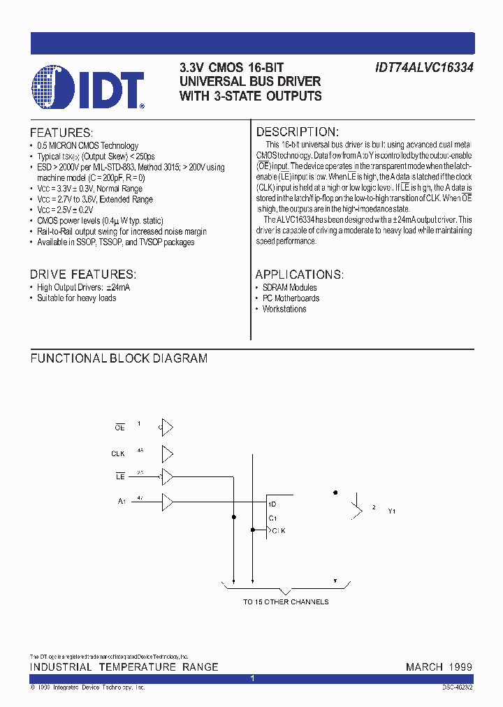 74ALVC16334DS38002_970751.PDF Datasheet
