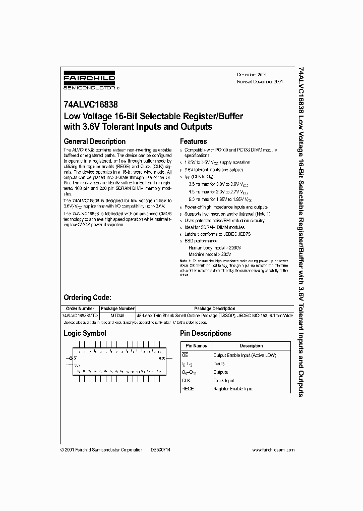 74ALVC16838_970768.PDF Datasheet