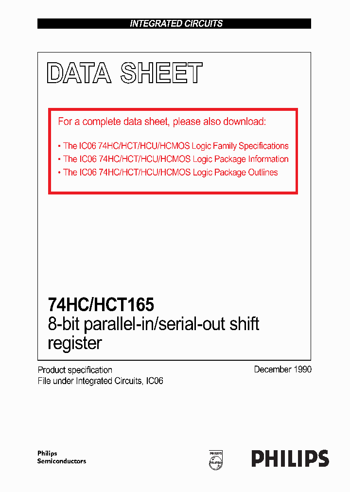 74HCHCT165CNV2_971132.PDF Datasheet