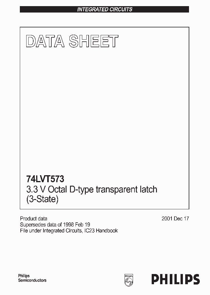 74LVT5733_971497.PDF Datasheet