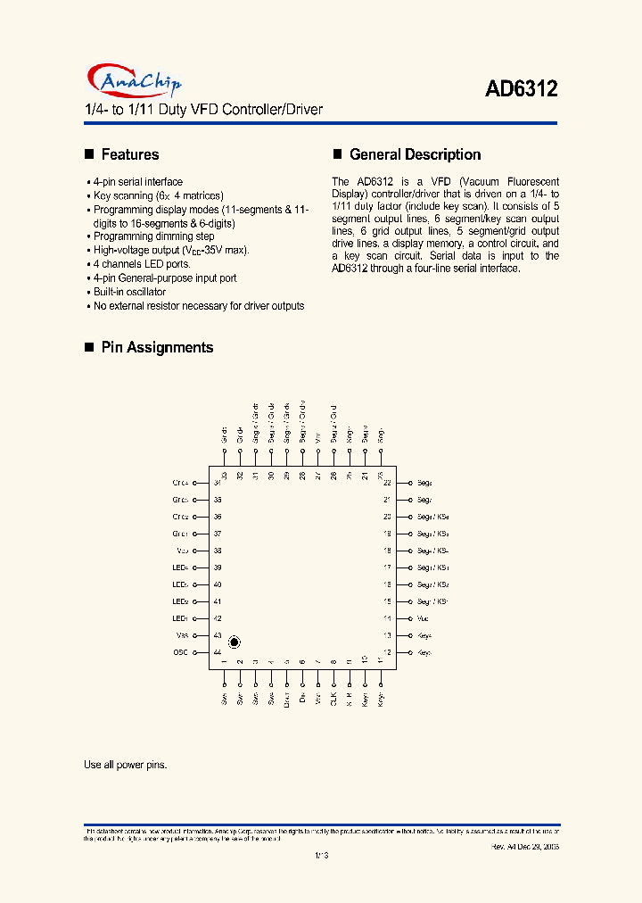 AD6312_973740.PDF Datasheet
